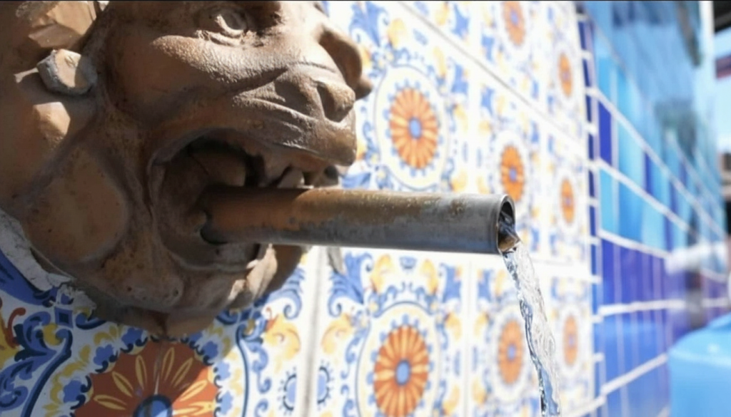 Empresa de Mudanças no Sagrada Família BH: foto da bica de água que fica no bairro